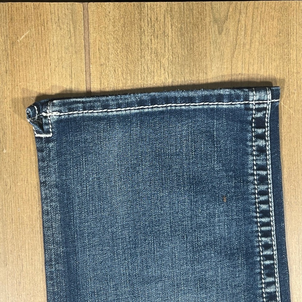 Miss Me Signature Cuffed Capri Distressed Americana Jeans JP7687P MK 555 Size 33 - Picture 13 of 16